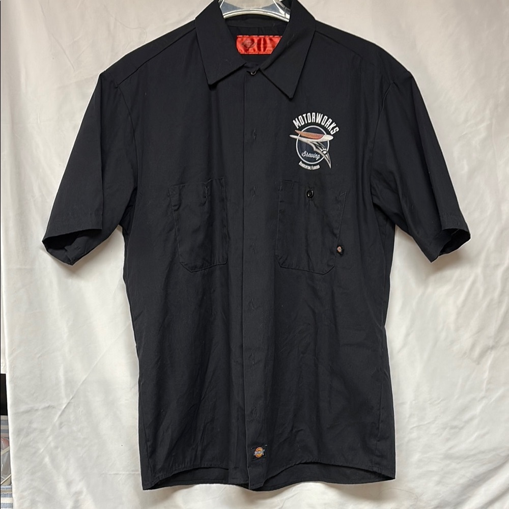Black Men's Motorworks Button Down